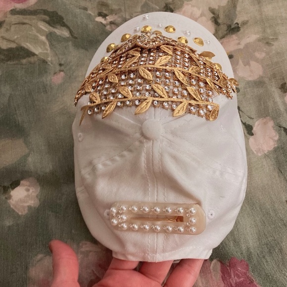 Custom Design White Baseball Cap